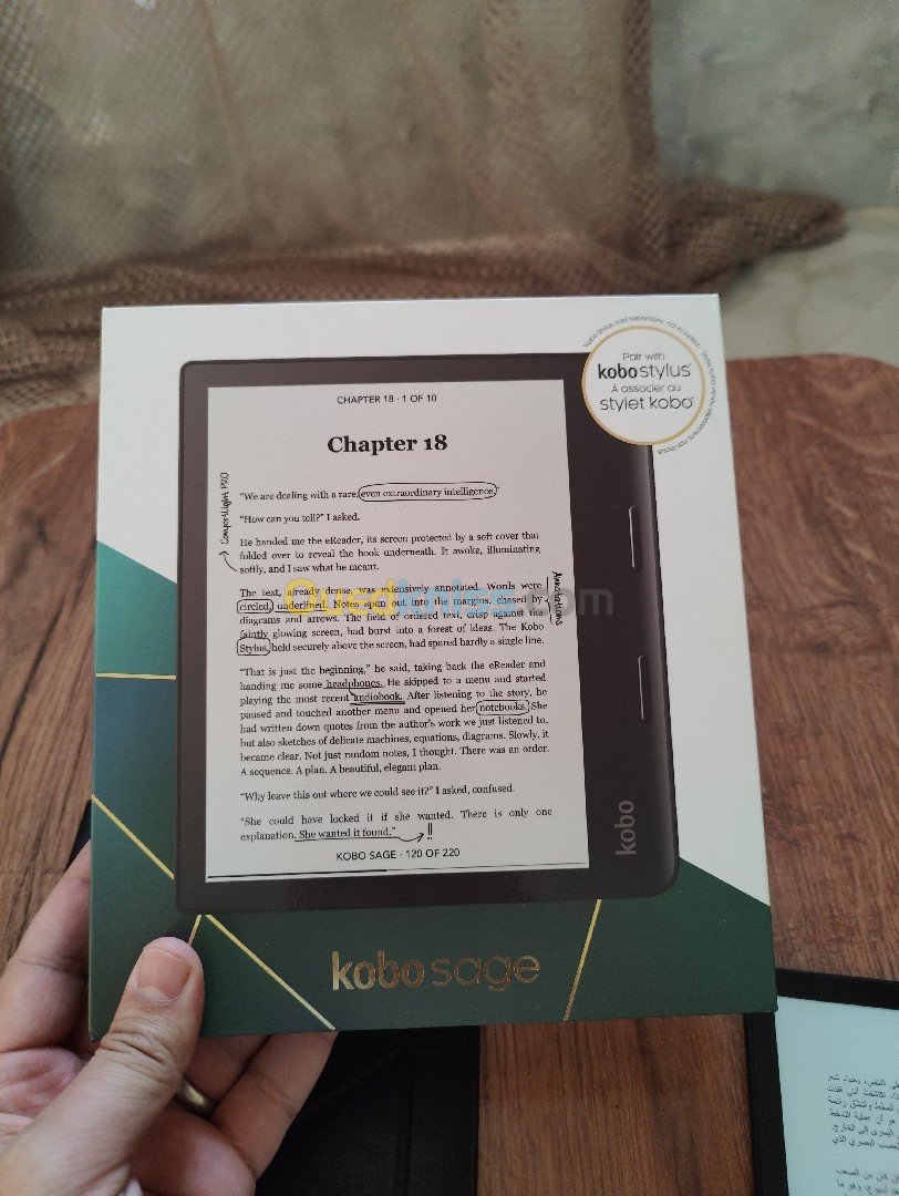 Kobo sage noir 32 gb + sleepcover offert