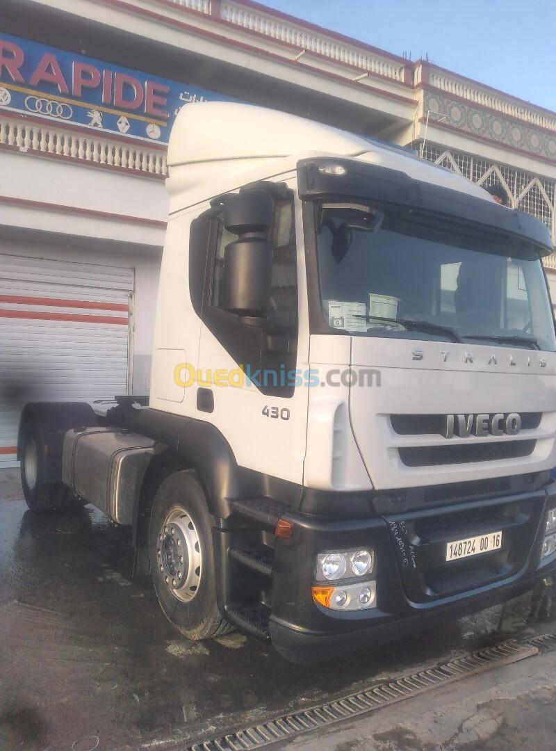 430 Ivico tracuer semi remorque et banne 10t 2008