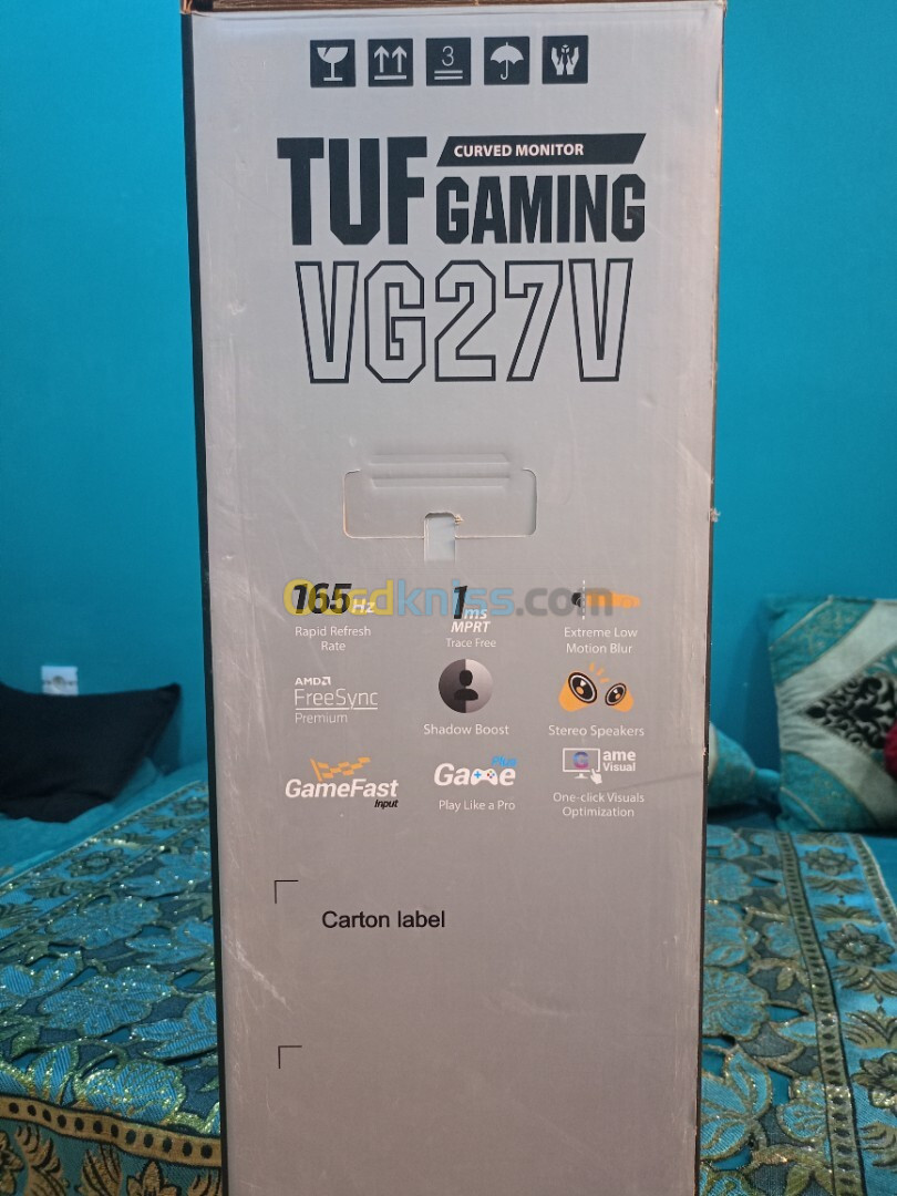 ASUS TUF GAMING 27 pousse Curved165HZ