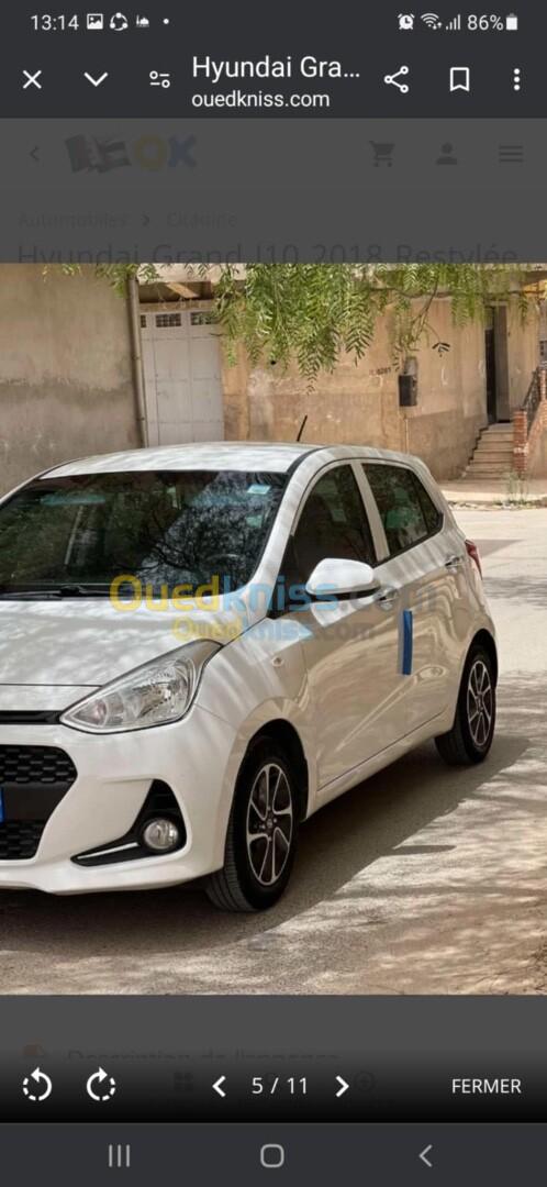 Hyundai Grand i10 2018 Restylée DZ