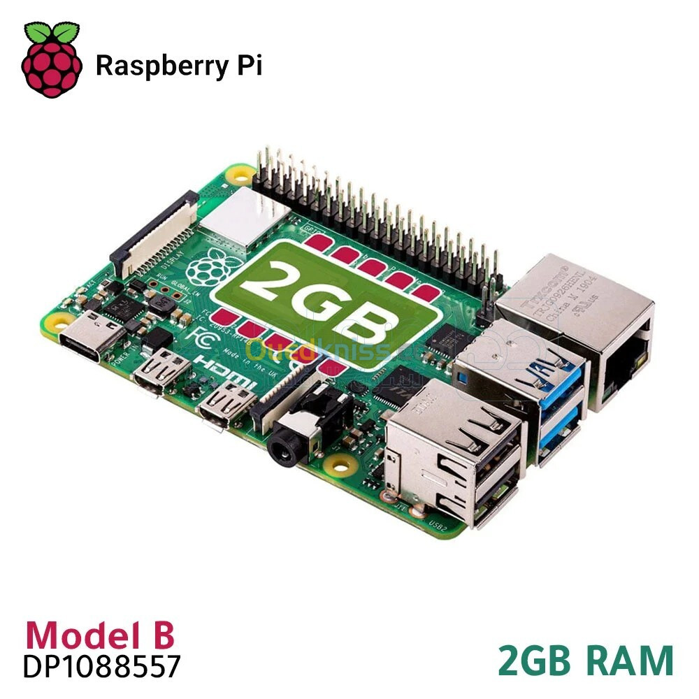 Carte de développement raspberry raspberry pi 4 model B 2GB RAM DP1088557