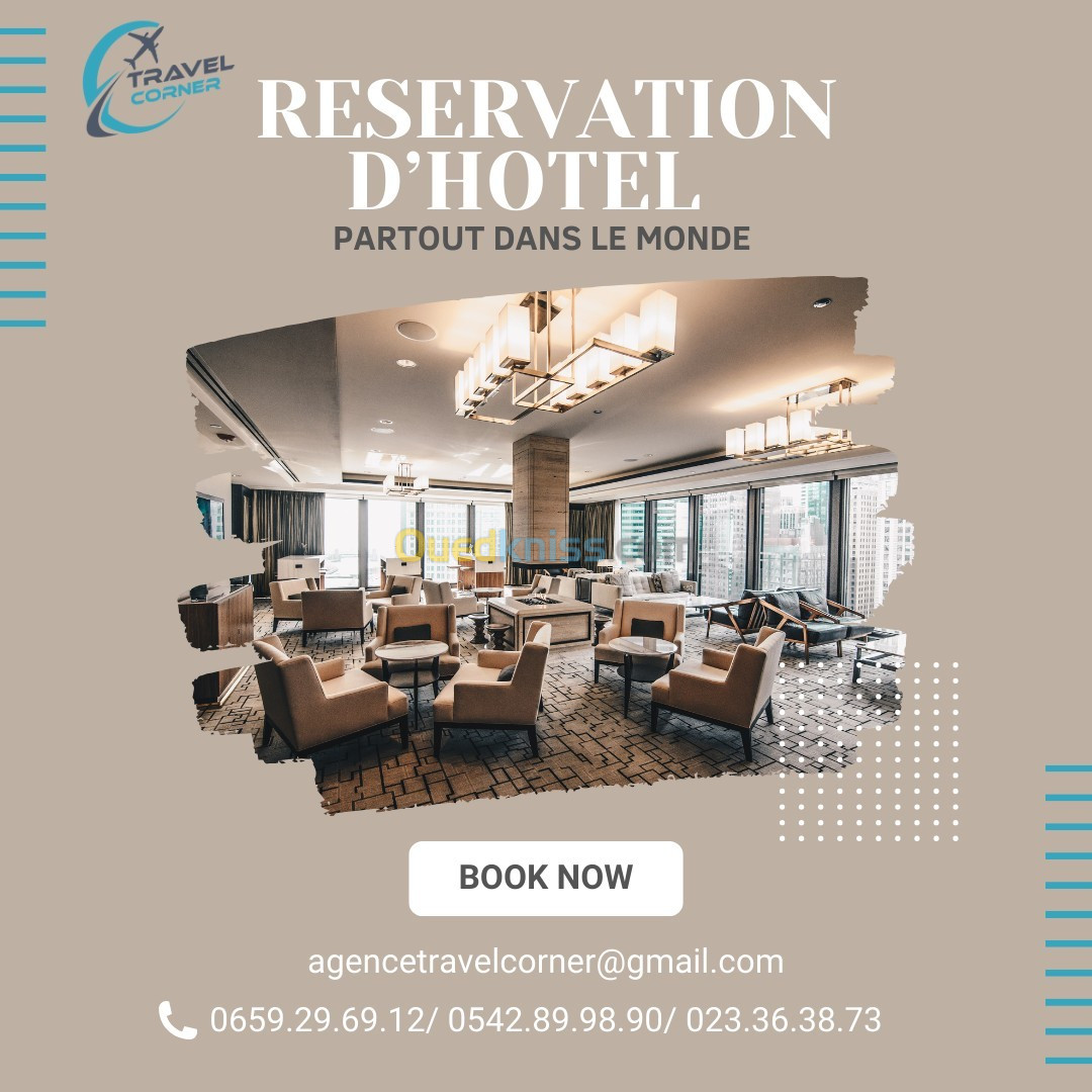 DEVIS POUR LES RESERVATIONS D'HOTEL 