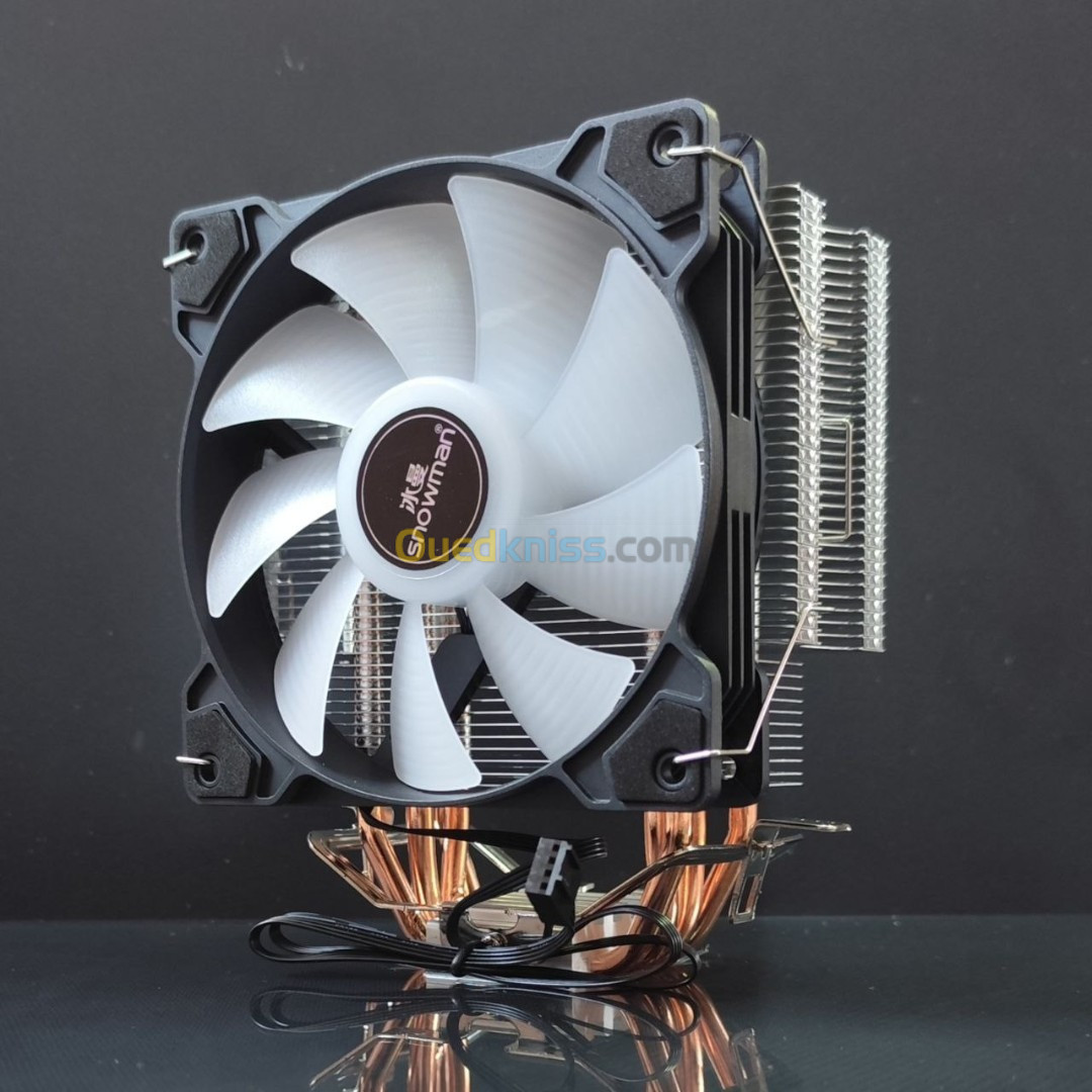 Snowman MT4 Quiet 4-Pipe CPU Cooler Fan,