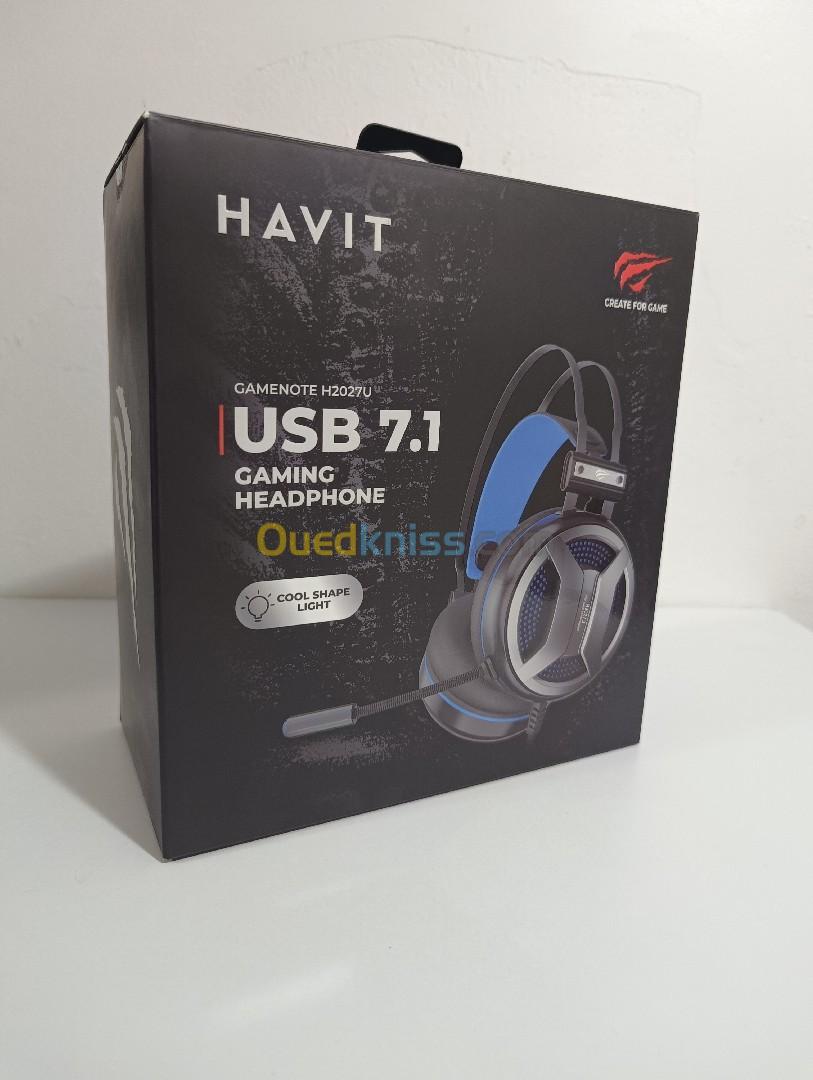 Casques de jeux, HAVIT gamenote USB 7.1 gaming headphone