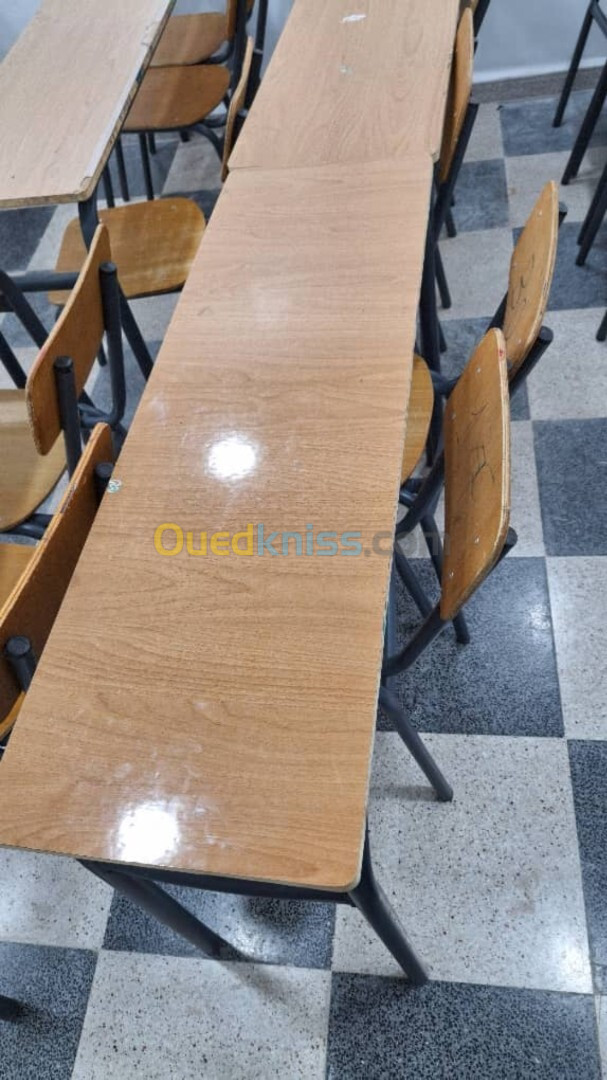 Table scolaire 2 & 4 Places S/C + chaises