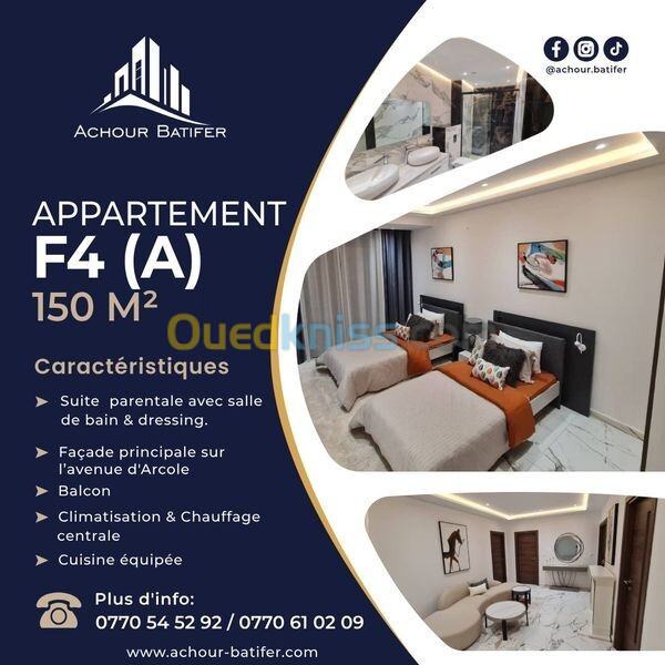 Vente Appartement F4 Oran Oran