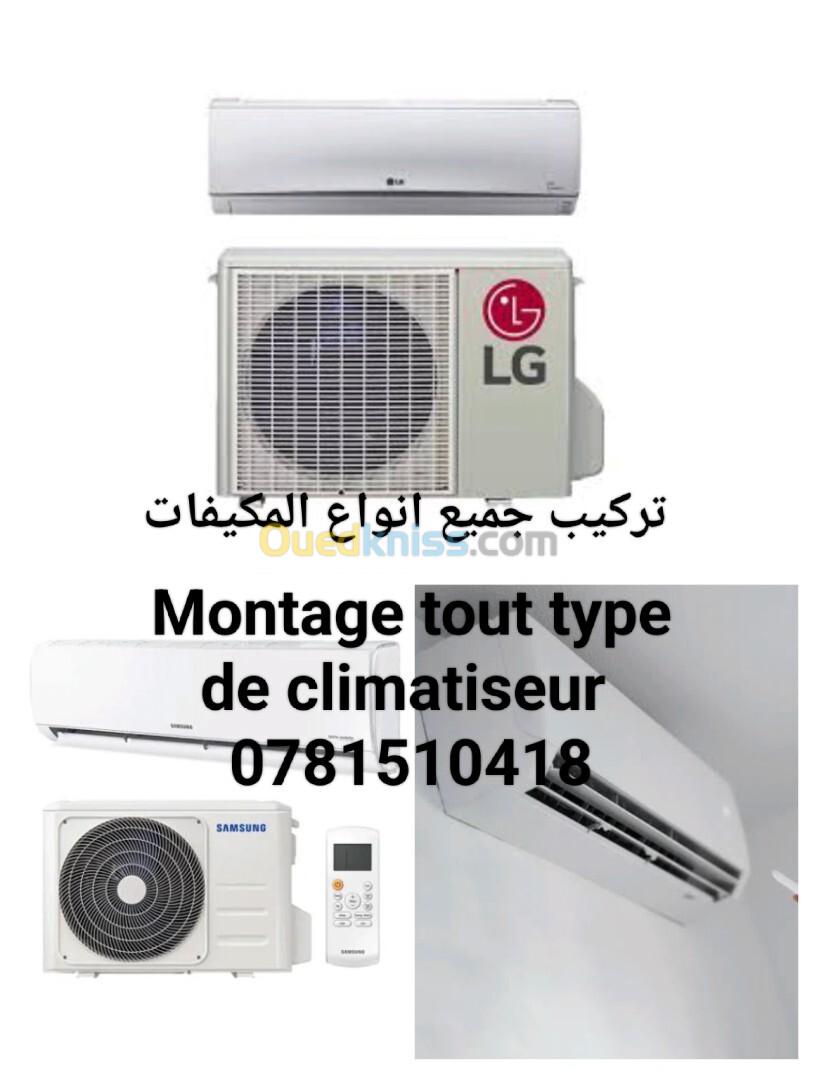 Installation climatiseur Montage Clim