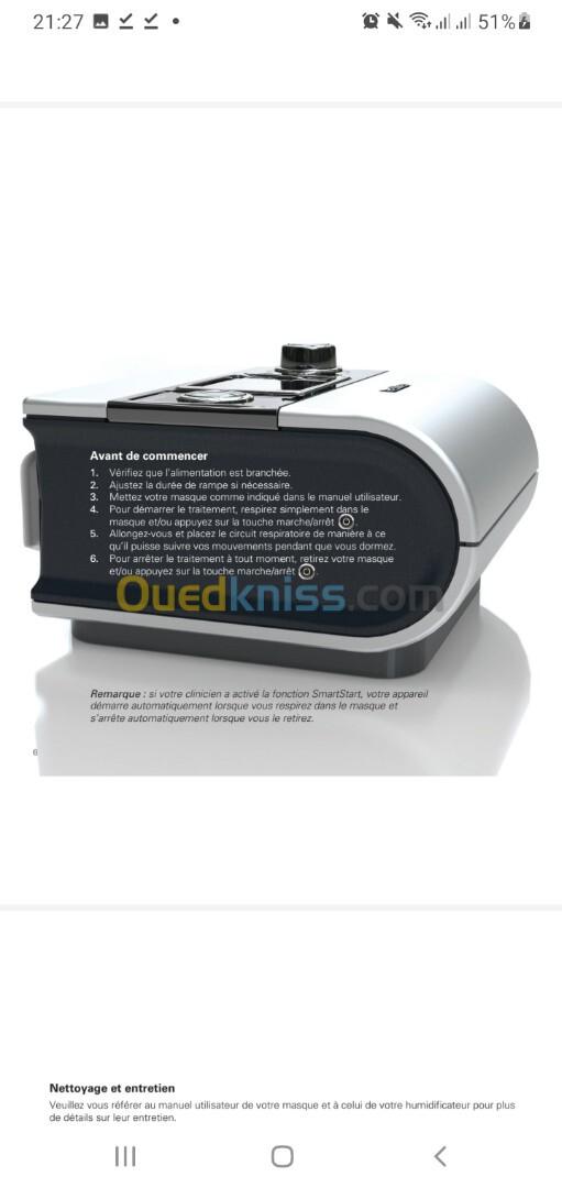 Resmed S9 autoset avec Humidificateur cpap