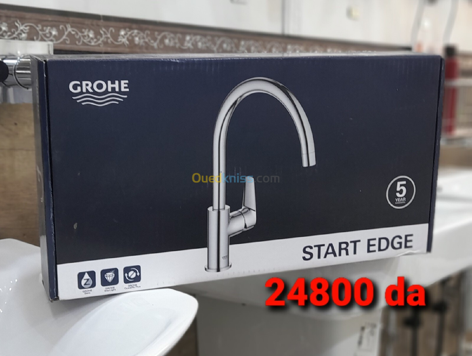 Robinet mitigeur de cuisine grohe 