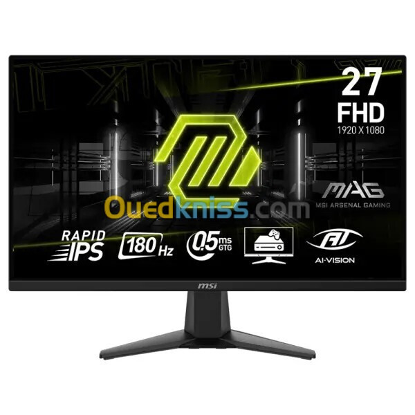 Ecran MSI MAG G275F IPS 27" 180 Hz 0,5ms 