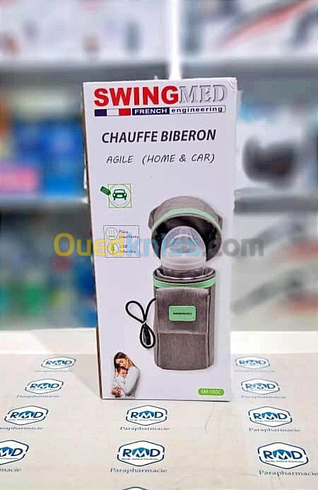 Chauffe biberon portable maison et auto avec sac isotherme 