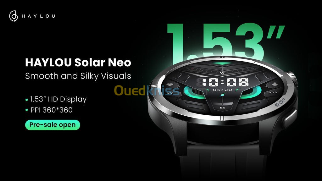 Haylou solar neo smartwatch ساعة ذكية