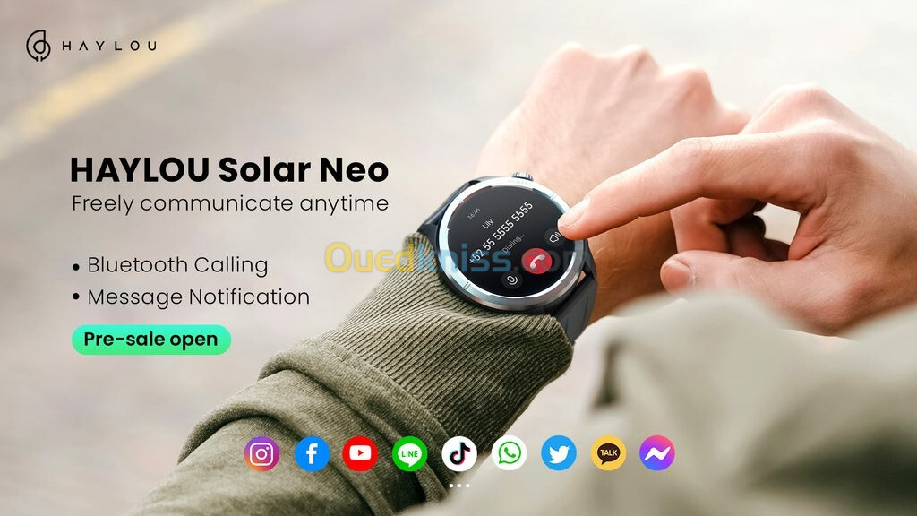 Haylou solar neo smartwatch ساعة ذكية