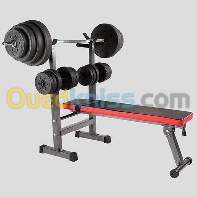 Banc de musculation rabattable flot