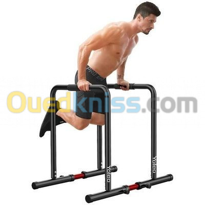 Station De Musculation Barres Dip Parallèles avec Barre de Largeur Ajustable