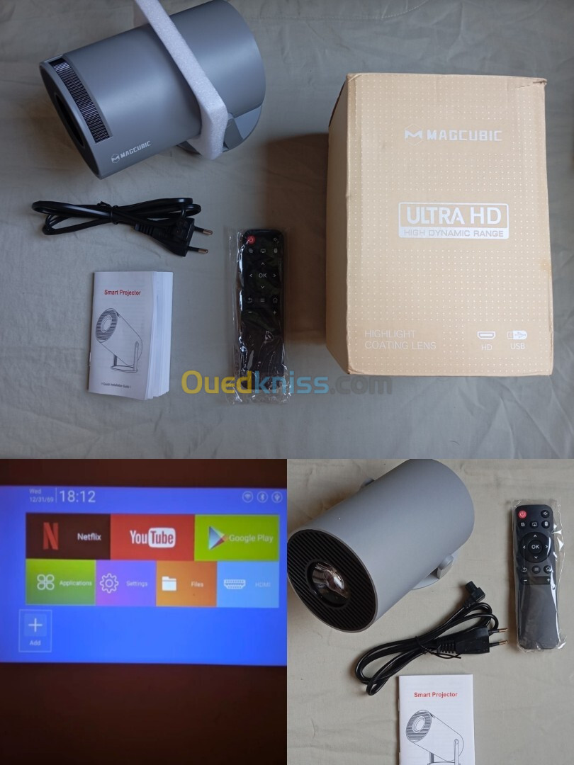 Datashow mini projector : MAGCUBIC HY 300 pro