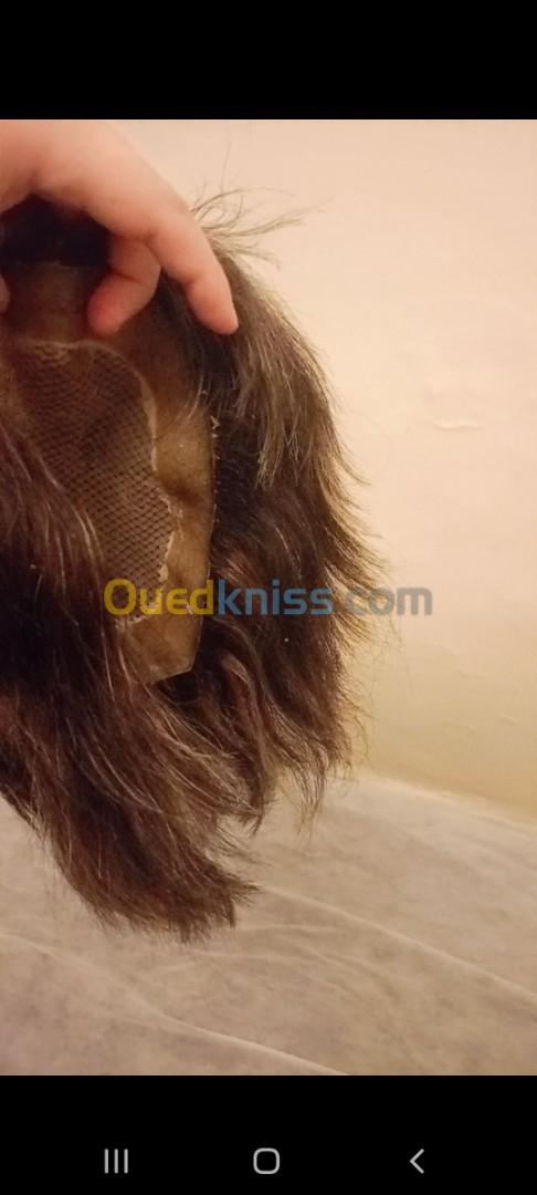 Perruque cheveux naturel homme