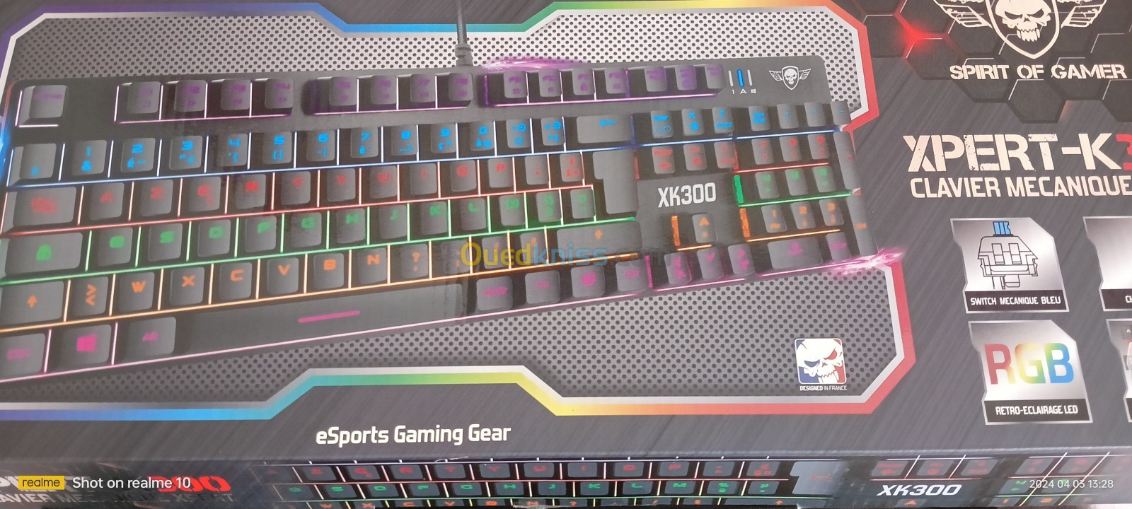 Spirit of gamer k300 clavier mécanique expert 