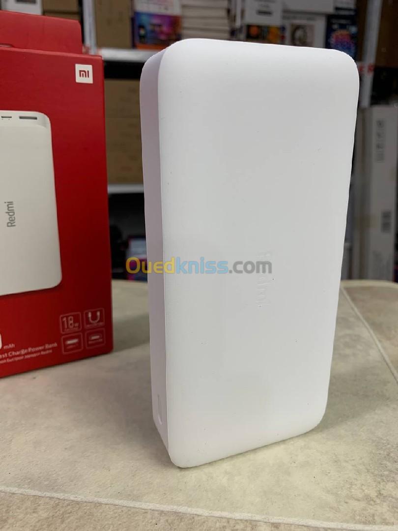 Original Redmi Power Bank 20000mAh 18W QC3.0 batterie externe Version de charge rapide 