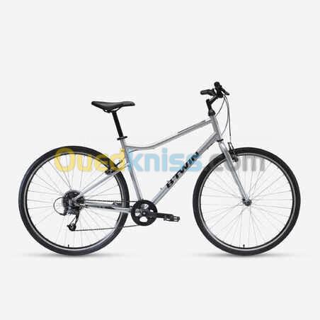 Vélo tout chemin riverside 120 gris metal