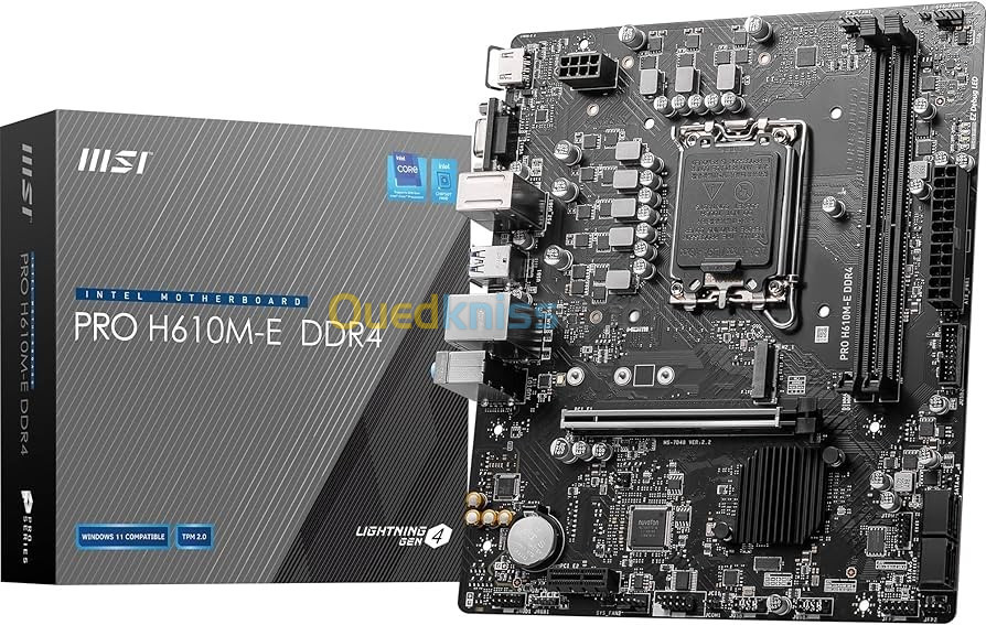 CARTE MERE MSI PRO H610M-E DDR4 LGA 1700