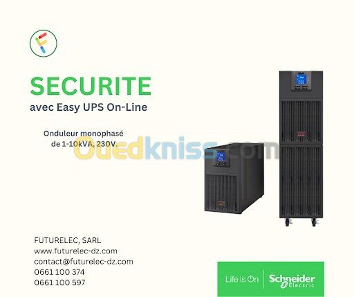 Schneider Electric- onduleur- APC- UPS- ASI- 1KVA- 2KVA- 3KVA- 6KVA- 10KVA