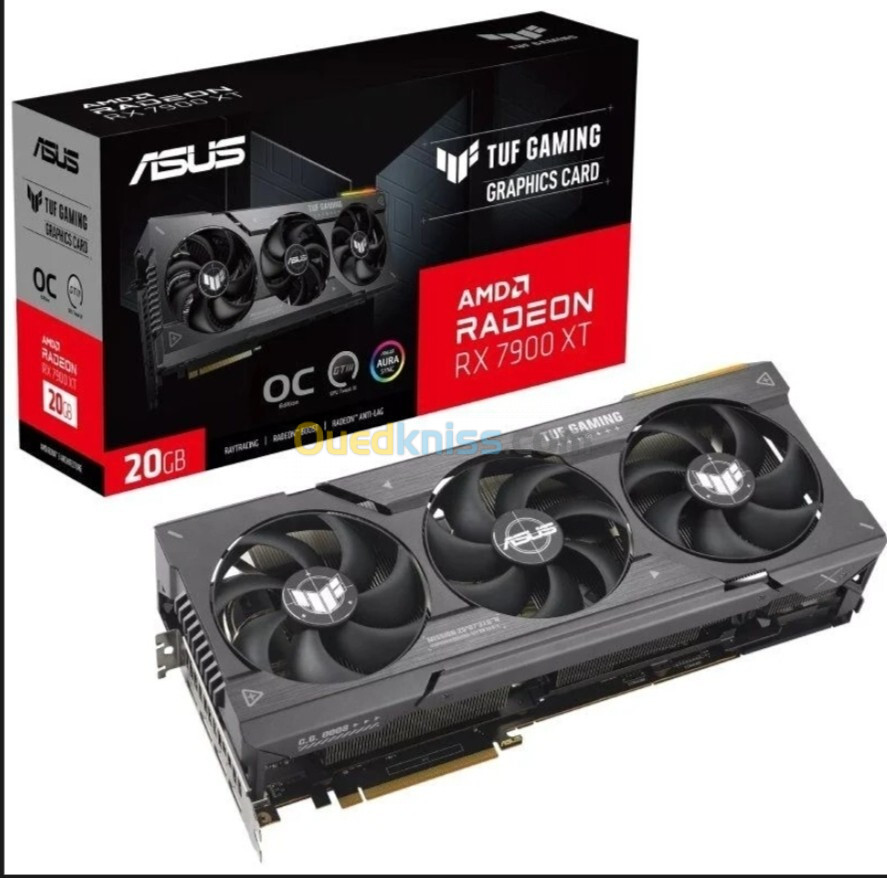 carte graphique Asus TUF Gaming AMD Radeon RX 7900 XT OC 20GB GDDR6 sous blister