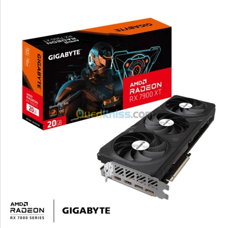 carte graphique Gigabyte Radeon RX 7900 XT Windforce OC 20GB GDDR6 jamais utilisée