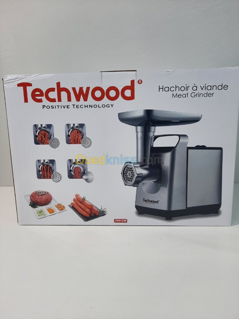 آلة فرم اللحوم الكهربائية 450Wواط  و في وقت قصير TECHWOOD Hachoir A Viande 450W THV-538