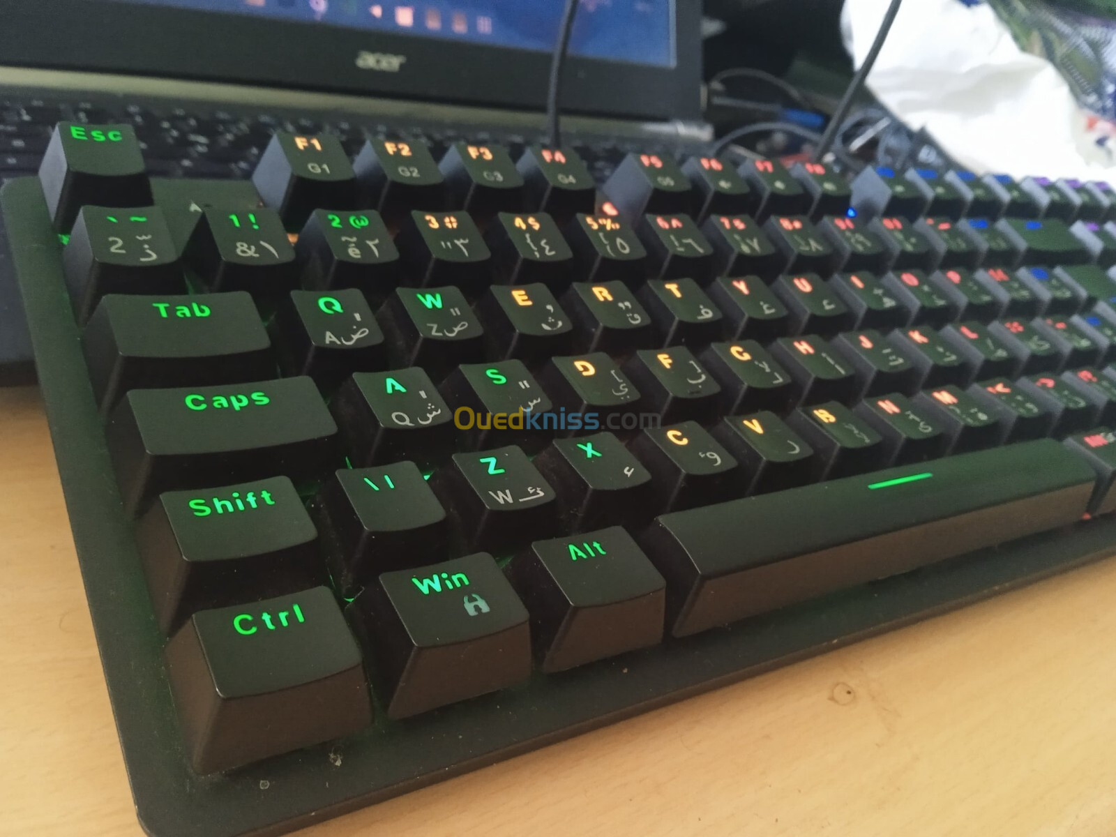 CLAVIER MECANIQUE GAMER HAVIT KB869L RGB BLUE SWITCH LUMINEUX ORIGINAL