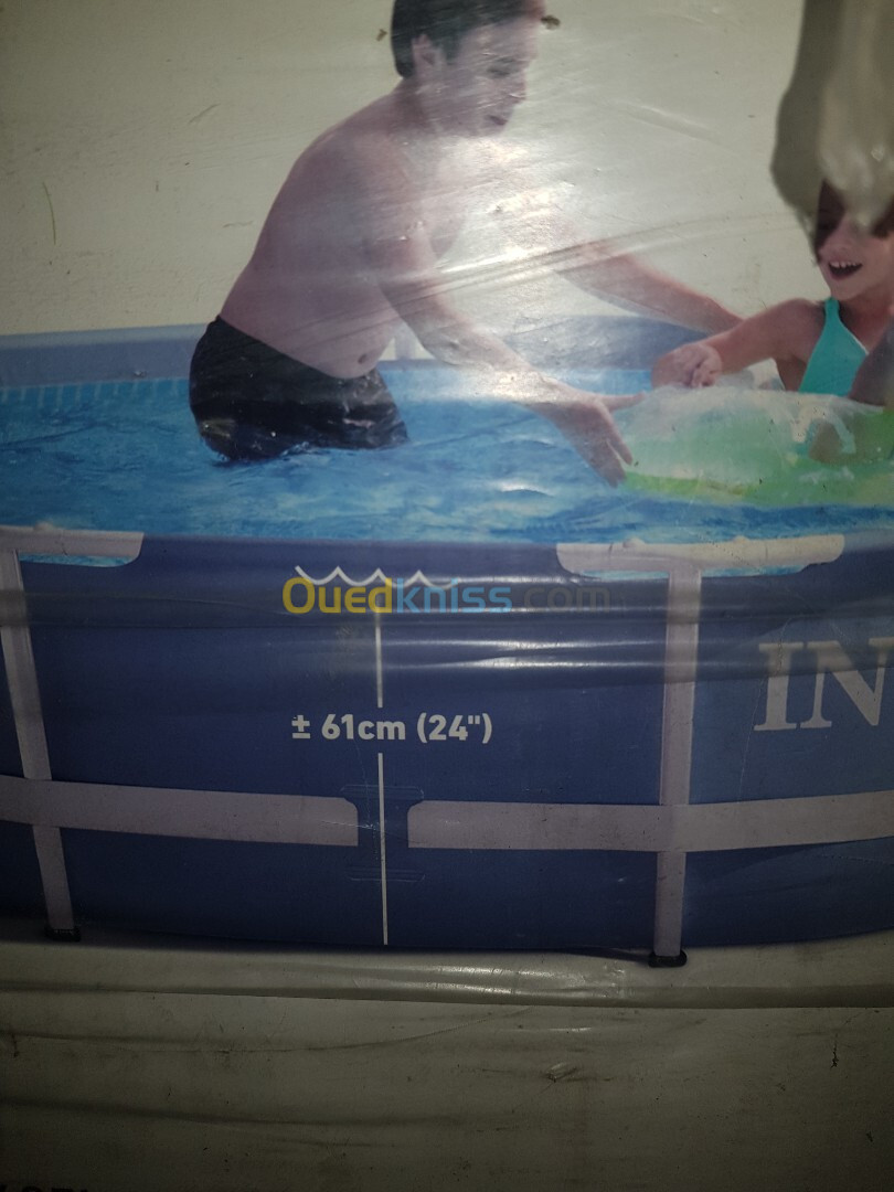 Piscine hors sol ronde 366 x 76 cm avec pompe de filtration | Intex