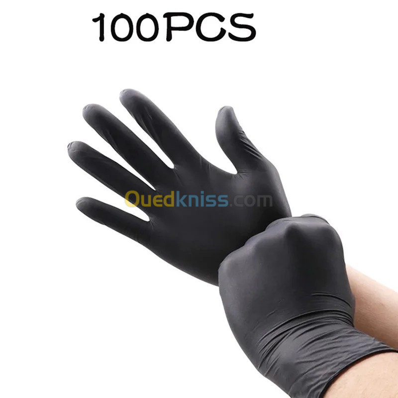 حزمة من 100 قطعة من قفازات الحماية Paquet De 100 Pcs Gants De Protection En Polynitrile Pro Glove