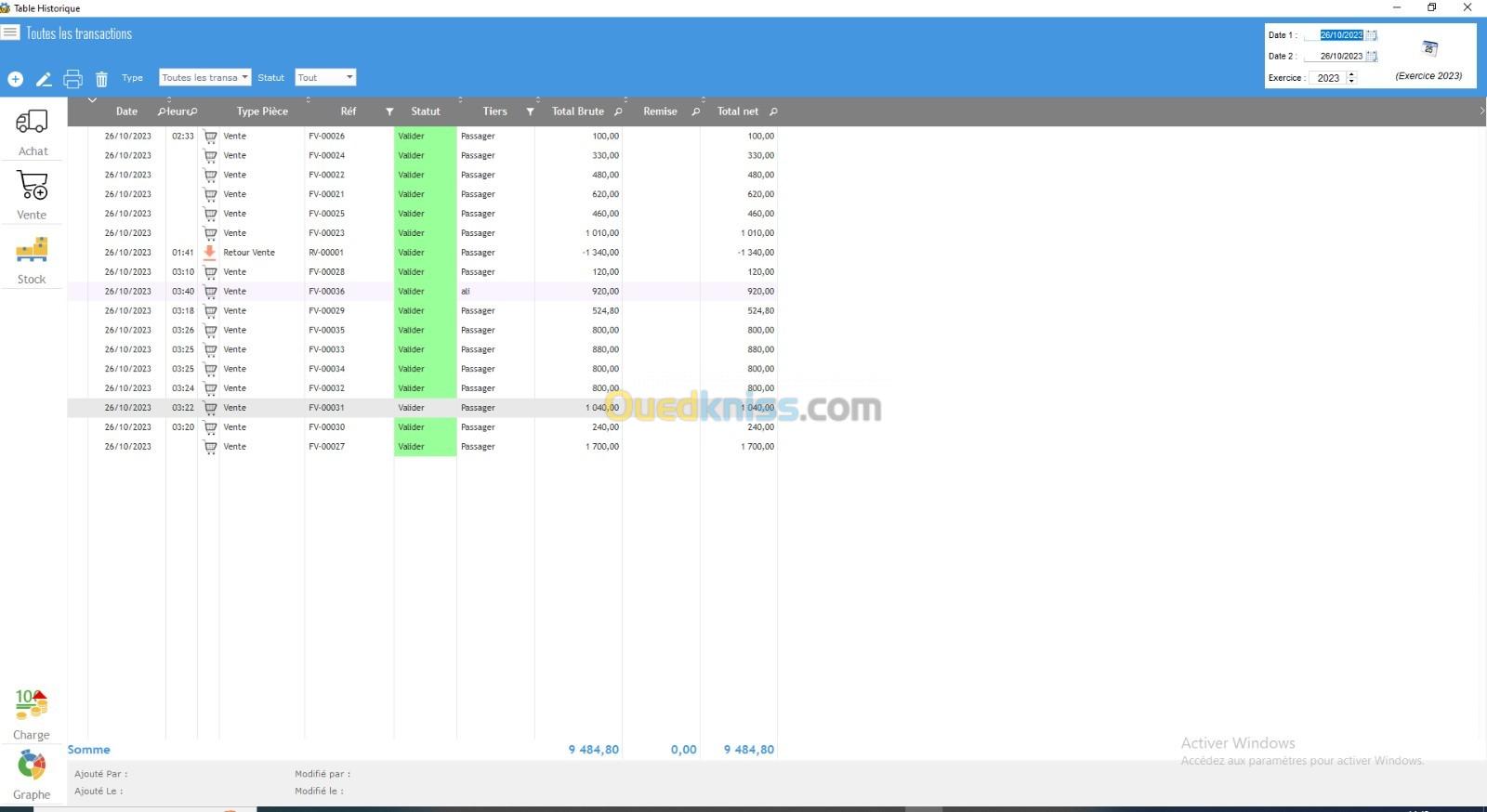 Logiciel gestion stock (superette alimentation cosmétique Mobiles ......)