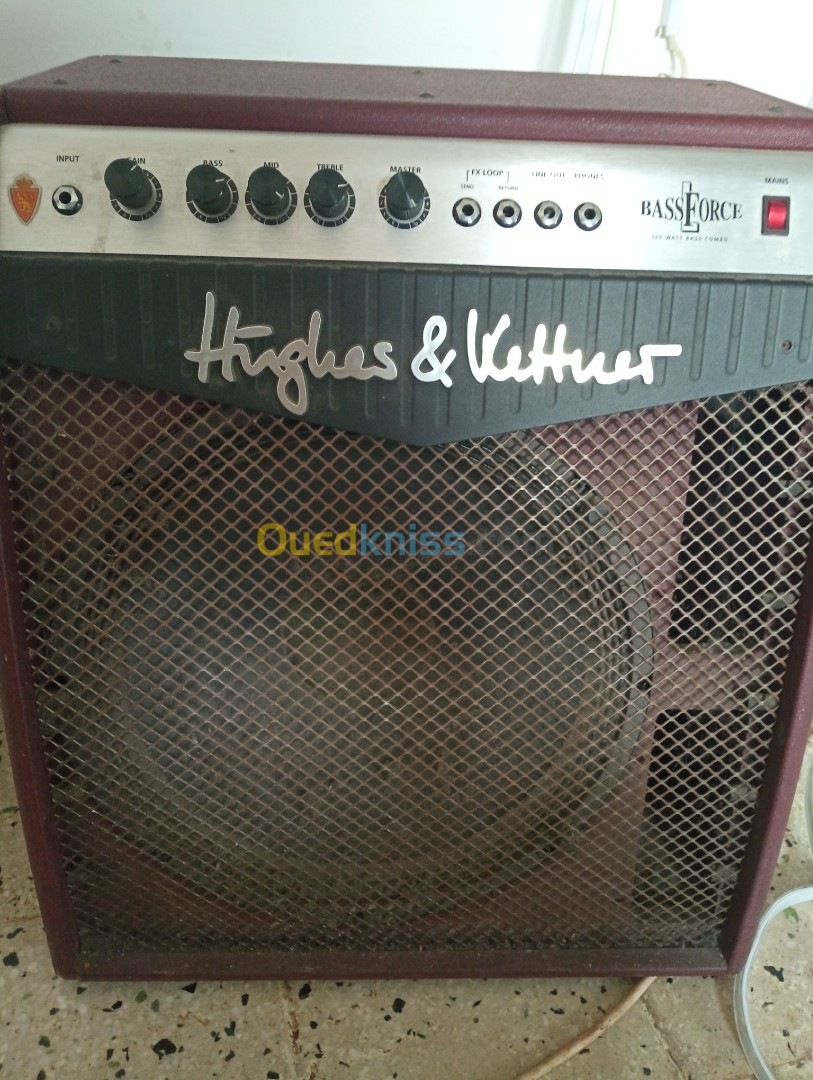 Hughes & Kettner Bass Force L guitar amplifier, made in Germany, ser. no. 266189