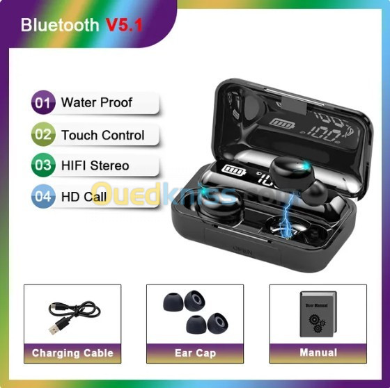 Kitman TWS Bluetooth + Powerbank