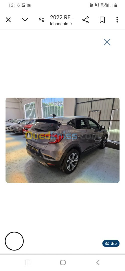 Renault Captur 2022 Rs line