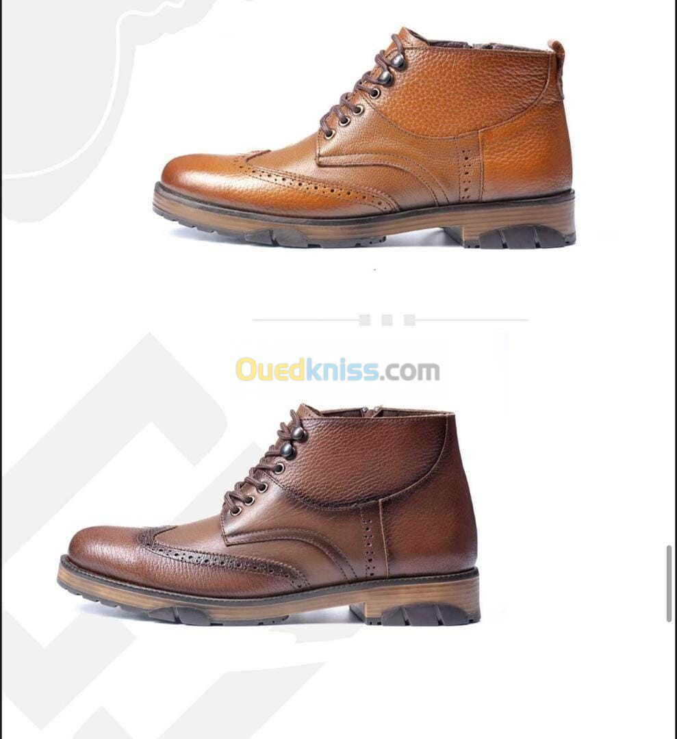 Chaussures en cuir pour homme 