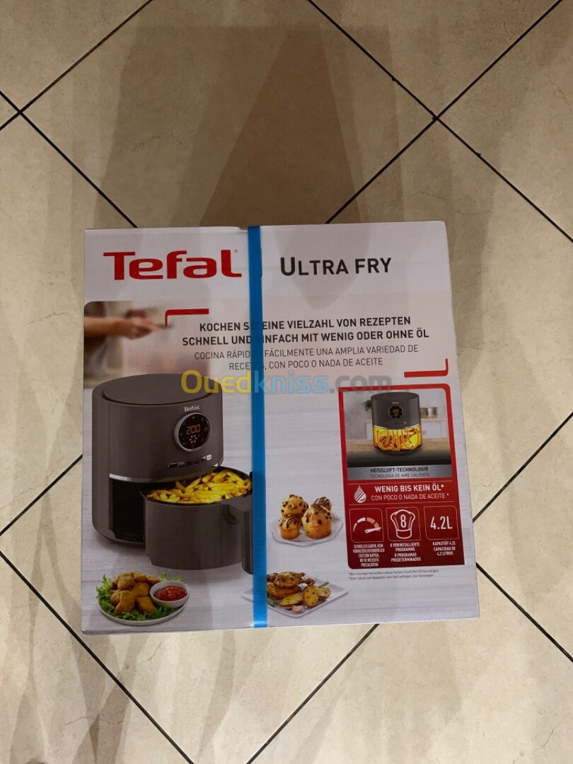 TEFAL Friteuse sans huile, 4,2 L, Technologie Air Fryer, Sans préchauffage, 8 programmes