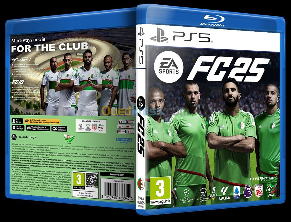 Jaquette EA SPORTS FC 25 Algeria theme (PS5)