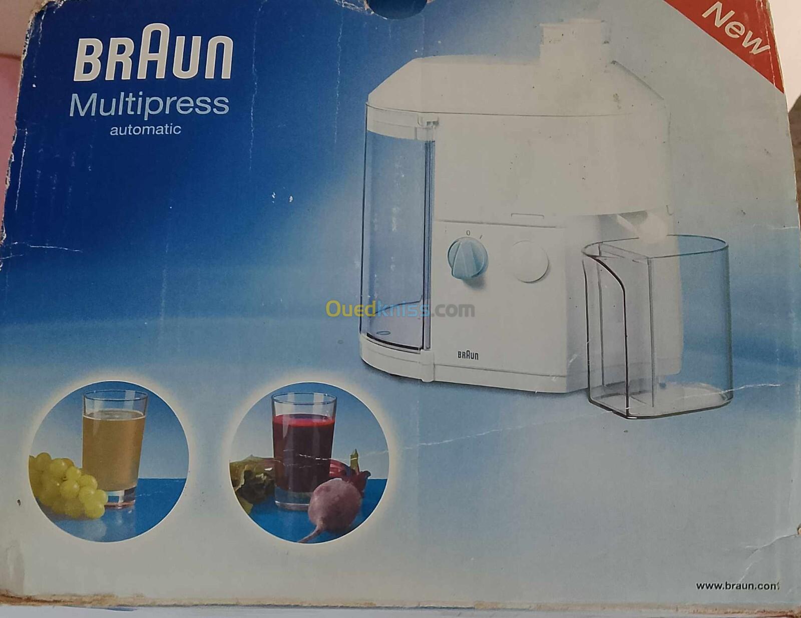 عصارة فواكه و خضر / braum multipress automatique profesionel 600 WATT