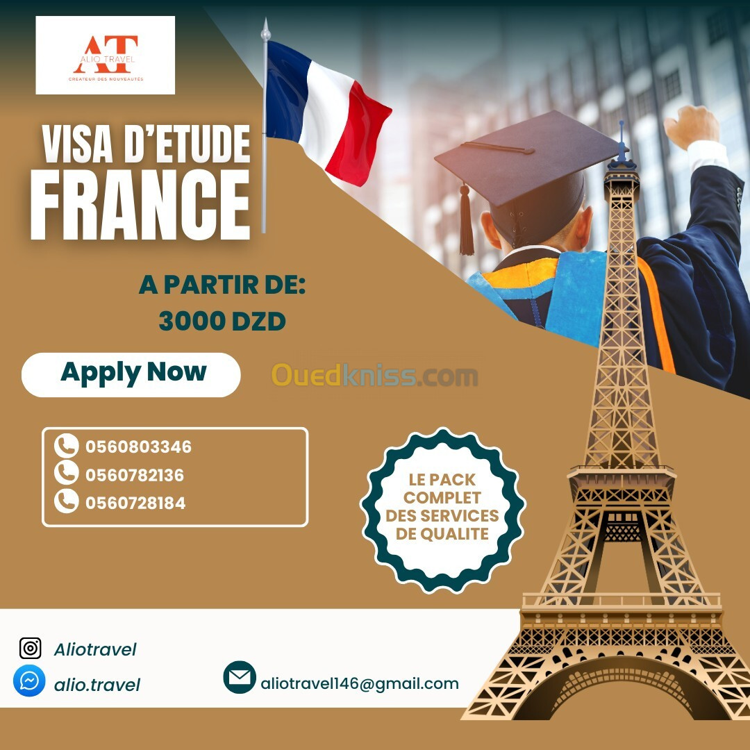 visa d'étude France 