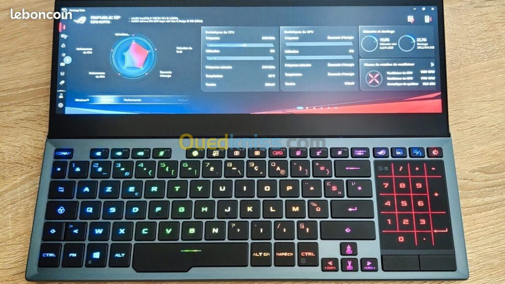 ASUS ROG Zephyrus Gamers Double écran 15