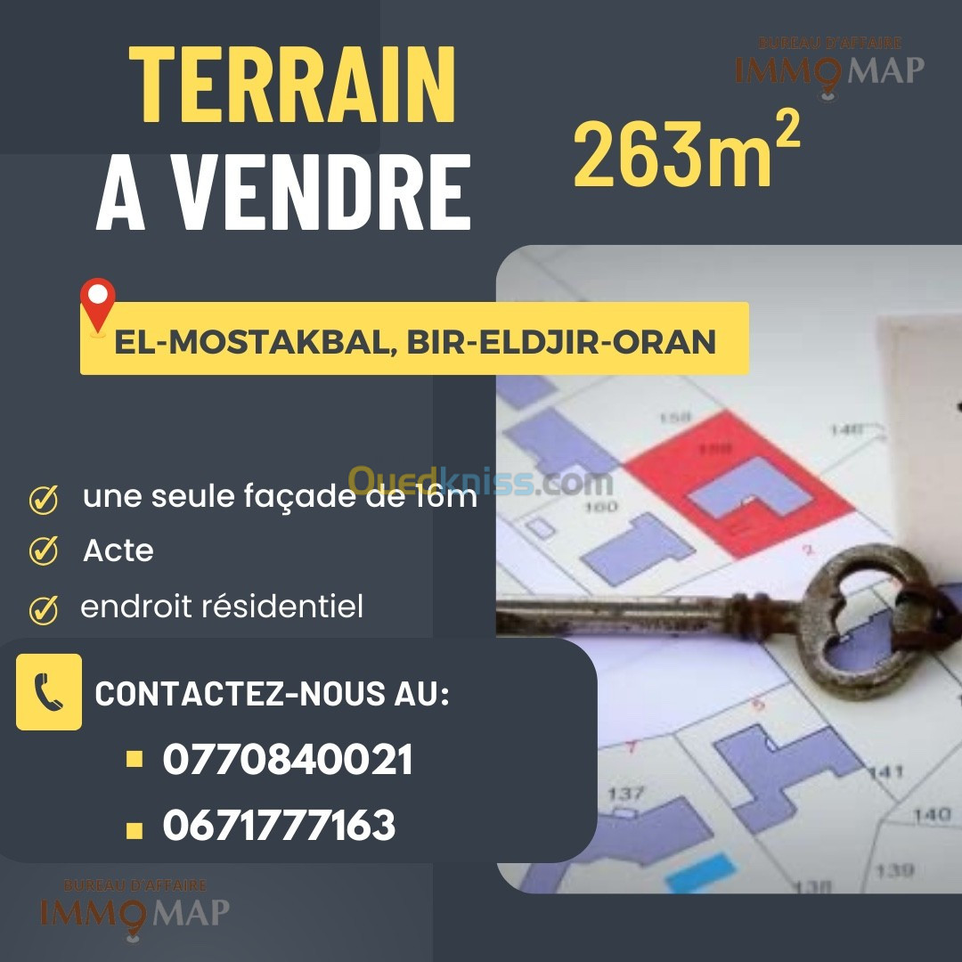 Vente Terrain Oran Bir el djir