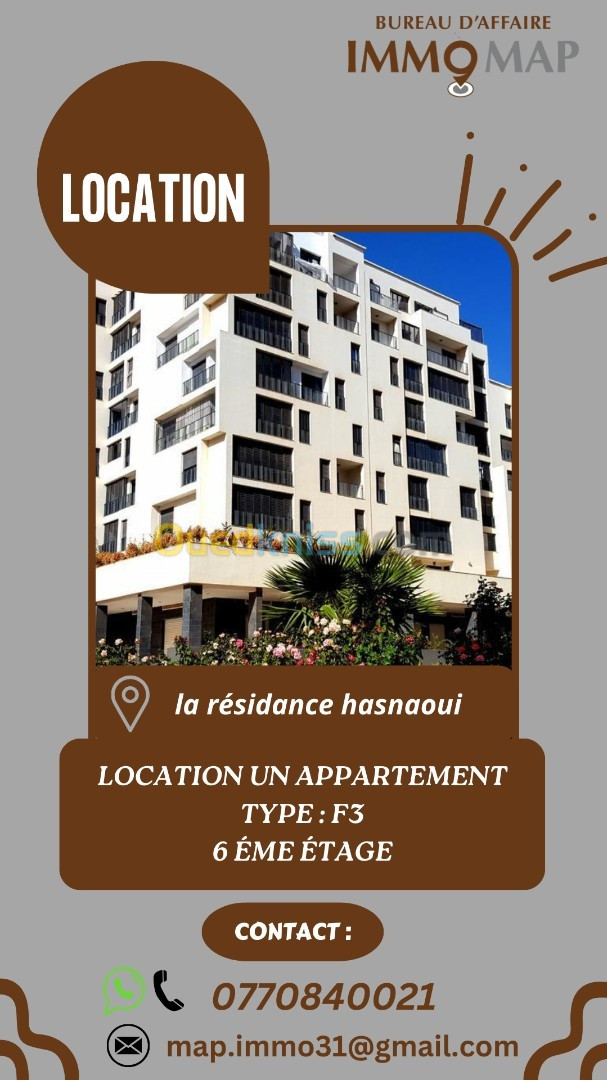 Location Appartement Oran Bir el djir