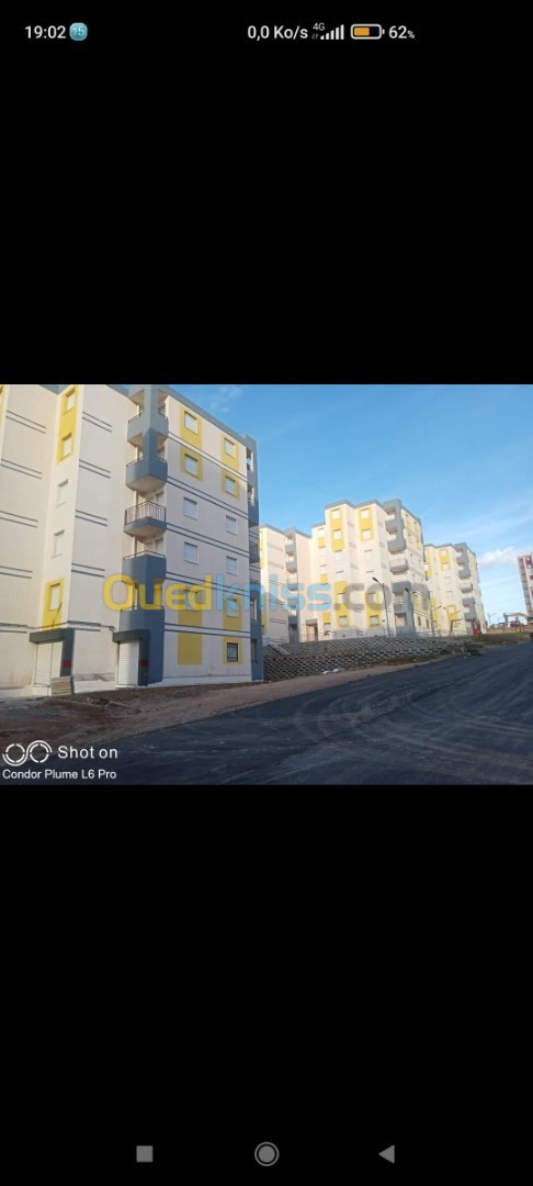 Vente Appartement F3 Chlef Oued sly