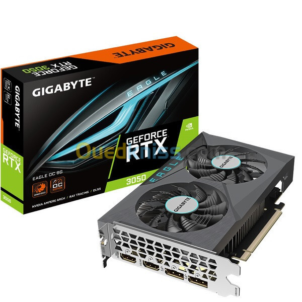  GIGABYTE GeForce RTX3050 Eagle OC 6G GDDR6 2*HDMI 2.1 2*DP