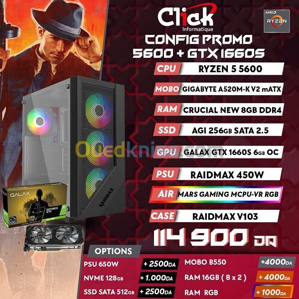 CONFIG PROMO 5600 + GTX 1660S 