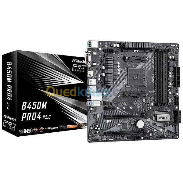 B450 ASROCK B450 PRO4 VGA INT DDR4 