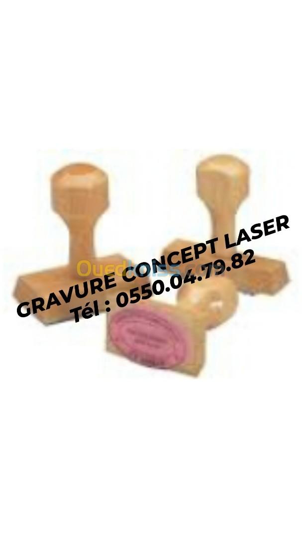 Cachet et Griffe - Gravure Concept Laser