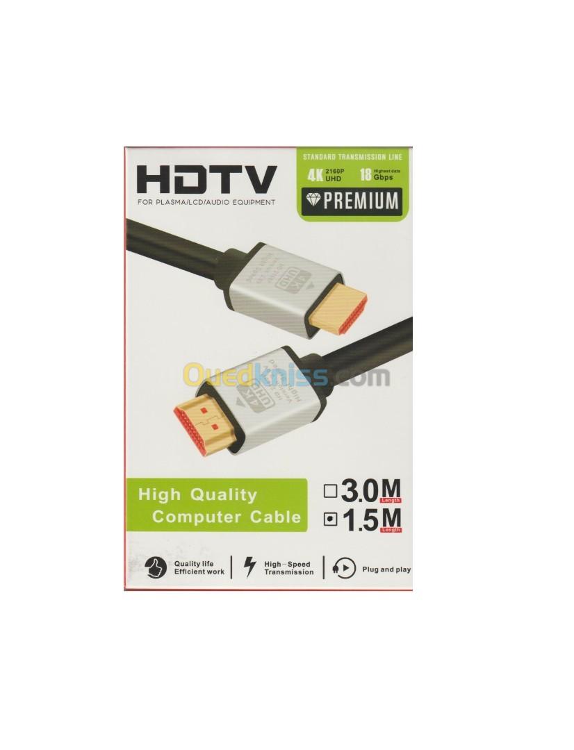 Câble HDMI Plat 4K V2.0 - الجزائر الجزائر